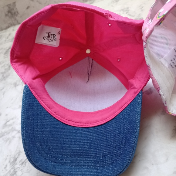 (Bundle) NWT 2 Girl's Baseball Caps with Adjustable Backs - Picture 2 of 4
